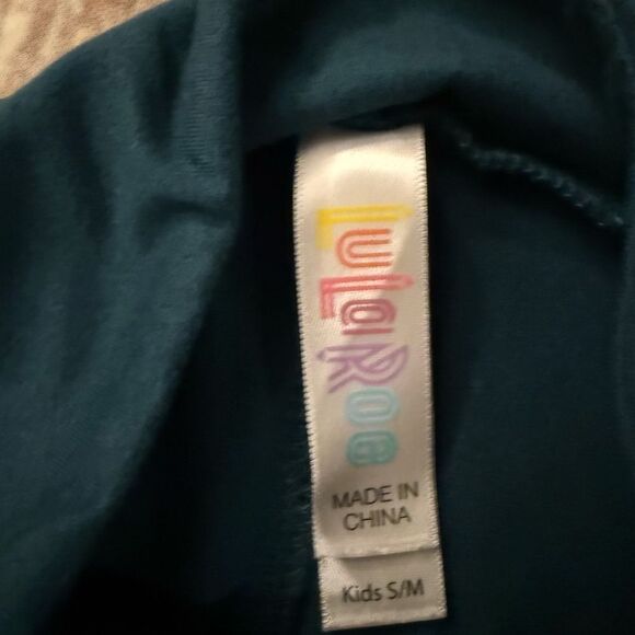 Kids Dark teal Leggings - Picture 2 of 2